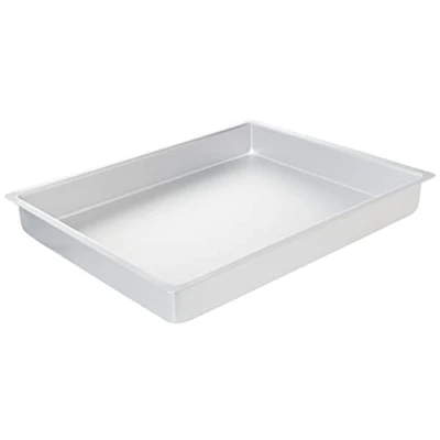 Immagine di PME OBL12162 Teglia Professionale, Alluminio, 30 x 40 cm, Altezza 5 Argento