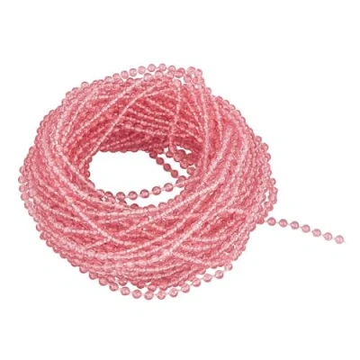 Immagine di Ideen mit Herz Nastro di perle Ghirlanda Perline: diametro 3 mm 10 m lunghezza (rosa trasparente)