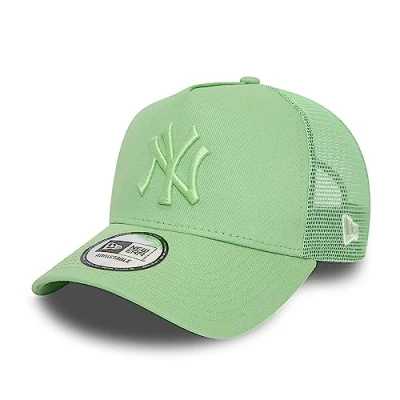 Immagine di New Era A Frame Adjustable Trucker cap Mesh Einsatz gebogener Schirm Blau Weiß Baseball Los Angeles Dodgers One Size