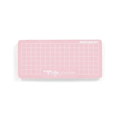 Immagine di Craftelier Mini Tappetino da Taglio Magnetico Autorigenerante Magic Mat® per Evolution di We R Memory Keepers Ideale l&#039;uso con la tua Fustellatrice Rosa Dimensioni 16,4 x 7,5 cm