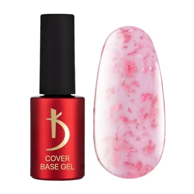 Immagine di Kodi Professional Smalto Semipermanente Latteo Lila Brilliante Fiocchi Camuffato Smalti Semipermanenti per Unghie Gel 7ml Base Cover Milky Flakes Coat