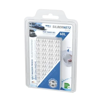 Immagine di WM aquatec Rete in Argento per conservazione Automatica dell&#039;Acqua Serbatoi d&#039;Acqua Dolce Fino a 60 Litri