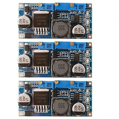 Immagine di Sun3Drucker 3Pcs LM2596 DC Step down Constant Current Voltage Adjustable Buck Module LED Driver