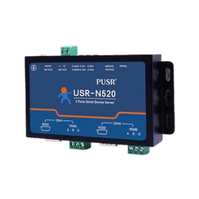 Immagine di usriot USR N520 Server Seriale a Ethernet Convertitore TCP IP Doppia Serial Device RS232 RS485 RS422 Multi di host polling