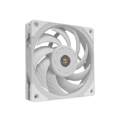 Immagine di MARSGAMING Mars Gaming MF NC, Ventola PC PWM 120mm, Cuscinetto FDB in Copper Hyper Balanced, Silenziosa con Design a Lame Ibride, Professionale per Computer, Bianco