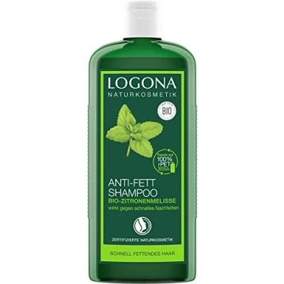 Immagine di LOGONA Shampoo antibatterico al limone biologico, dona leggerezza e freschezza, armonizza l&#039;equilibrio naturale sul cuoio capelluto, con estratti biologici di piante, 250 ml