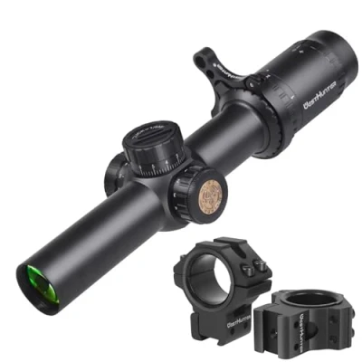 Immagine di WestHunter Optics HD 1 6x24 IR Riflescope, 30mm Tube Red Green Illuminated Reticle Second Focal Plane Tactical Precision 1/5 MIL Shooting Scope B, Dovetail Kit B