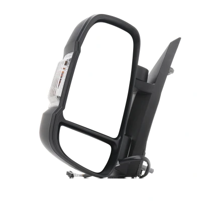 Immagine di specchio retrovisore esterno Magneti Marelli 350315027730 Sx nero ruvido elettrico Braccio corto, termico, convesso per veicolo con guida a S