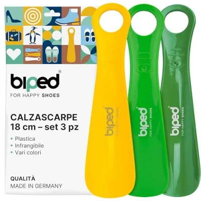Immagine di biped set di 3 calzanti in plastica calzante da 18 cm prodotto Germania z1570(lemon)