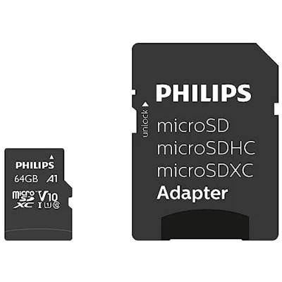 Immagine di Philips Scheda microSDXC 64 GB Class 10 incl. Adattatore SD