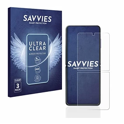 Immagine di savvies (6 Pezzi Pellicola Protettiva per Samsung Galaxy Z Flip / 5G Protezione Schermo Trasparente