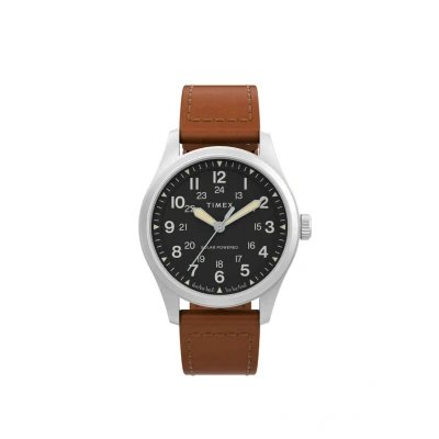 Immagine di Timex Orologio Analogico al Quarzo Uomo con Cinturino in Pelle TW2V00200