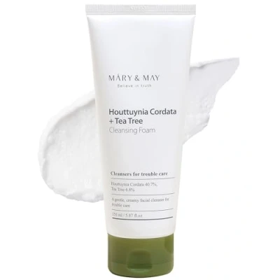 Immagine di Mary&amp;May Houttuynia Cordata + Tea Tree Cleansing Foam 150 ml