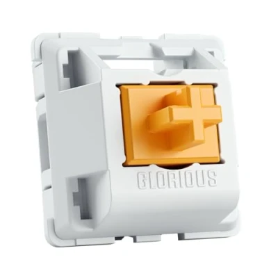 Immagine di Glorious Gaming 36 Switch Panda per tastiera mecc. (tattili) Adatti a tastiere e tastierini GMMK, riscontro rapido, corsa fluida, stampag. originale INVYR, attuazione 49g, 3 pin Con lubrificante