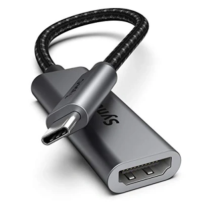 Immagine di Syntech Thunderbolt 3, cavo adattatore da USB C a HDMI, compatibile con MacBook Pro, Air, iPad Samsung Galaxy S10, S9, Dell XPS 13, 15 e altri