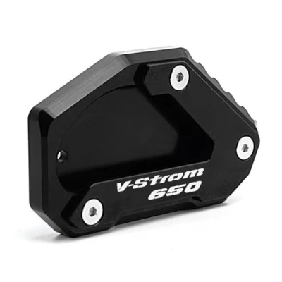 Immagine di CCYYMOWOK Moto Accessori per Suzuki DL650 V Strom 650 XT Vstrom 2012 2019 2020 2021 2022 2023 Piastra Supporto Laterale Estensione Cavalletto