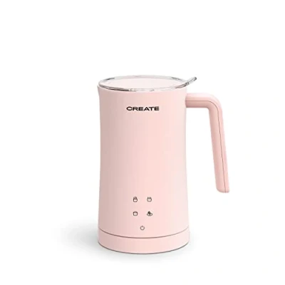 Immagine di CREATE/MILK FROTHER/Schiumatore e vaporizzatore elettrico Rosa/Schiumatore Latte Automatico, 350 ml