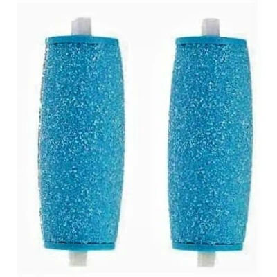 Immagine di Testine di ricambio per lima elettrica piedi, compatibili con Scholl Express Pedi, extra grossolana, regolare e liscia (blu normale grosso, 2)