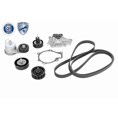 Immagine di ACKOJA A52 0512 Pompa acqua + Kit cinghia Poly V AUDI: A4 B8 Avant, A6 C6 Allroad, Avant