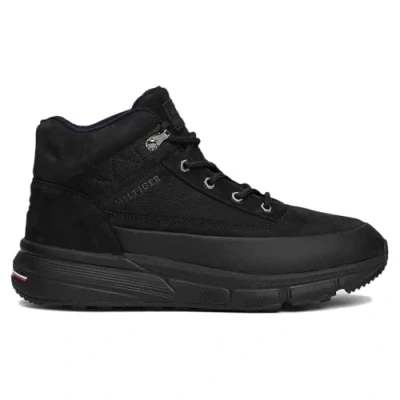 Immagine di Tommy Hilfiger Hybrid Stivaletti stringati, Uomo, Taglia: 42, Black Nubuk / tessuto