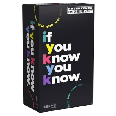Immagine di If You Know Know, Giochi da Tavolo Adulti, in Scatola Divertenti per Feste tra Amici, di Carte Adulti con Domande Scomode, Gioco Veloce, Durata Regolabile, 2 6 Giocatori, 18+ Anni