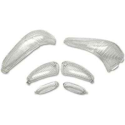 Immagine di one by Camamoto kit gemme vetri frecce trasparenti (cod 77206339 anteriori e posteriori compatibile con gilera runner fx/fxr/vx/vxr / 50 125 180 200 anno dal 1997 al 2002)