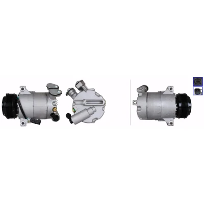 Immagine di LUCAS ACP01231 Compressore Aria Condizionata PAG 46 YF R134a, R1234yf con guarnizioni FORD: C Max 2, FOCUS 3 Turnier