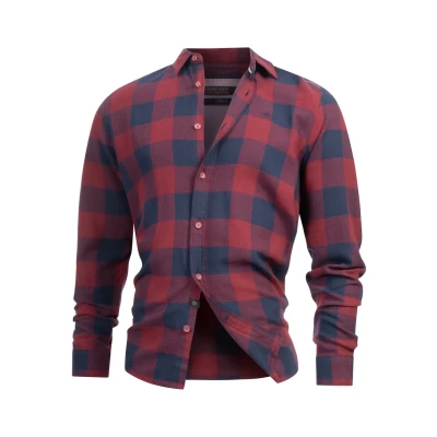 Immagine di Indicode Jeans Langarm Camicia, Uomo, Taglia: Large, Tawny port