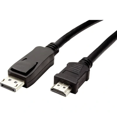 Immagine di Value Displayport Cavo Spina DisplayPort, HDMI A 1.50 m Nero 11.99.5779 Schermato