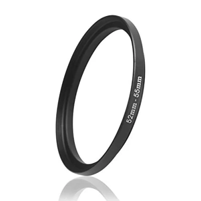 Immagine di Ares Foto® STEP UP Filter Adapter, anello adattatore del filtro, In alluminio fresato a CNC (52mm 55mm)