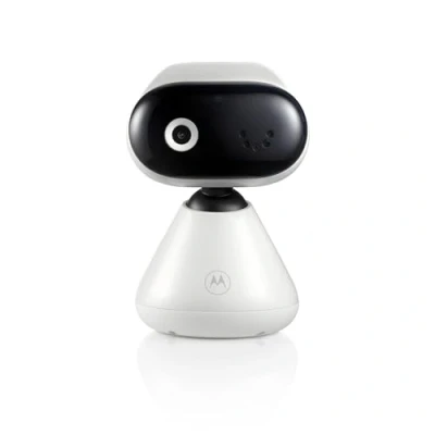 Immagine di Motorola Nursery Baby Monitor PIP1000 con Telecamera per bambini controllo tramite app Visione notturna e comunicazione bidirezionale Montaggio a parete Bianco