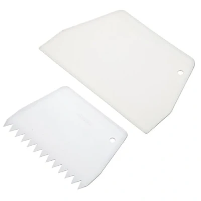 Immagine di SWEETLY DOES IT KitchenCraft Set di 2 Spatole/Raschietti per Torte Bianco