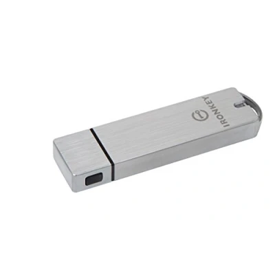 Immagine di Kingston IronKey S1000 Drive Flash USB crittografato 8GB Cryptochip integrato e certificazione FIPS 140 2 di Livello 3 IKS1000B/8GB