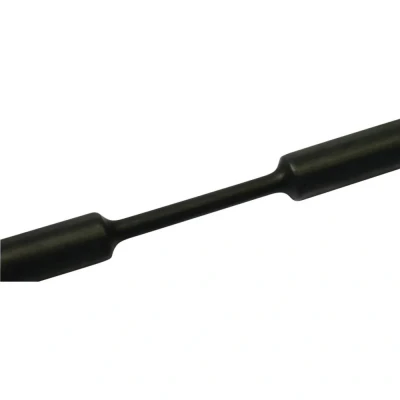 Immagine di HellermannTyton 319 01200 Termoretraibile senza colla Nero 12 mm 4 Restringimento:3:1 1 m