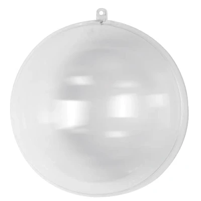 Immagine di Rayher 3945737 Palline di plastica, 2 metà della sfera, diametro: 20 cm, colore: trasparente. Per Natale.