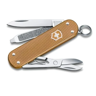 Immagine di Victorinox, Classic SD Alox, Coltellino Svizzero, Originale, Multiuso, Campeggio, 5 Funzioni, Lama, piccola, Lima per unghie