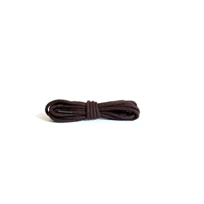 Immagine di Kaps Round Thin Laces, lacci in cotone 100% di alta qualità 2mm per calzature casual e fashion,1 paio, molti colori lunghezze (75 cm 29 pollice 4 to 5 paia occhielli / 79 Marrone scuro)