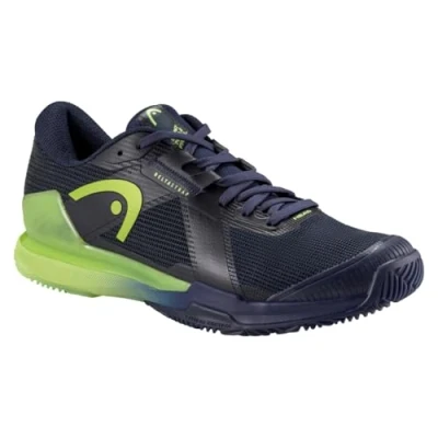 Immagine di Head Sprint PRO 4.0 Scarpe da padel, Uomo, Taglia: 47, Navy/lime Sintetico / tessuto