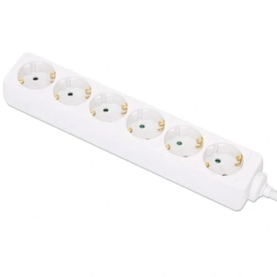 Immagine di Manhattan 168304 Multipresa Bianco Schuko 1 pz.