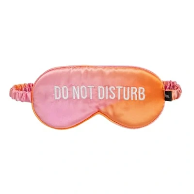 Immagine di Fisura Mascherina per dormire &quot;do not disturb&quot; sfumata. morbida. occhi originale. Maschera da notte ultra morbida con fascia elastica. 20 x 10 cm.