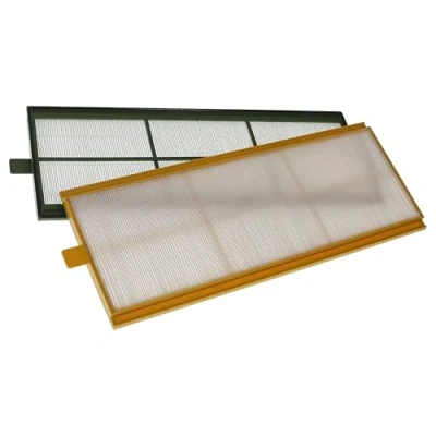 Immagine di vhbw Set di Filtri sostituisce Zehnder 400100085 per Sistema Ventilazione G4 / F7 (2 pzz.), 50 x 16 1 cm, Bianco/Giallo/Verde