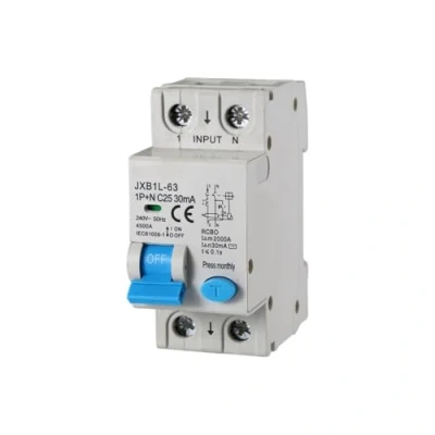 Immagine di gloca Interruttore Magnetotermico Differenziale 1P+N 25A 30mA 220V 6KA 2 Moduli DIN C25