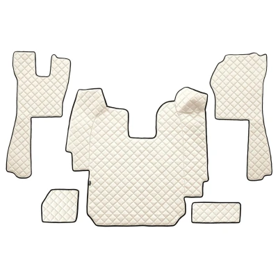 Immagine di F CORE FL03 CHAMP Set tappetino Finta pelle anteriore 5 bianco avorio