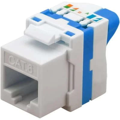Immagine di Techly Professional 028573 Frutto Keystone RJ45 Cat.6 UTP Tooless Bianco