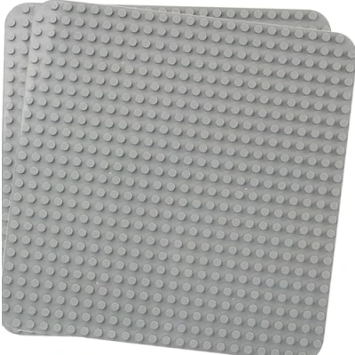 Immagine di Guihumz Grande piastra compatibile con tutte le marche principali, di base classica per grandi set mattoni, 38 x cm, piastre giocattoli creativi prescolari, 2 pezzi, grigio