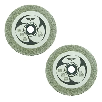Immagine di 2 x TopsTools CS76D_2A 76 mm 10 alesaggio lame diamantate compatibili con Bosch GWS 12 V Milwaukee M12FCOT PARKSIDE PWSA lI Worx WX424 300 W WA5030 WA5031 WA5032 WA5033