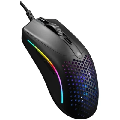 Immagine di Glorious Model O 2 Mini Wired Gaming Mouse superleggero 49 g, sensore ottico 26.000, Motion Sync, 80M di clic, 6 tasti programmabili, per mani piccole, sparatutto, MMO, MOBA, Battle Royale Nero