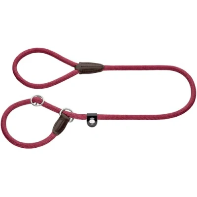 Immagine di HUNTER Retriever Guinzaglio per cani Freestyle, colore bordeaux, collo integrato, regolabile in modo continuo, resistente alle intemperie, facile da pulire, resistente, con punte pelle