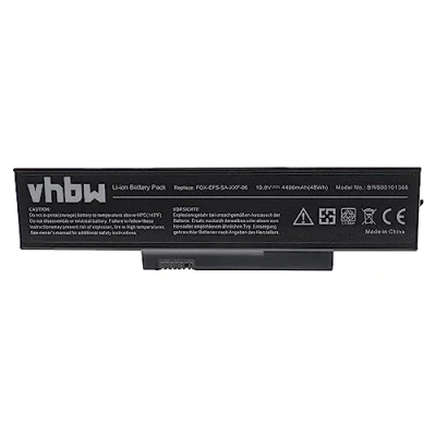 Immagine di vhbw batteria sostituisce Fujitsu Siemens S26391 F6120 L470, SDI HFS SS 22F 06 per laptop notebook (4400mAh, 10,8V, Li Ion)