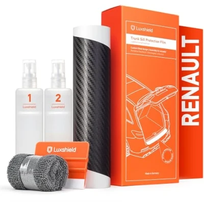 Immagine di Luxshield Pellicola Protettiva per Bordo di Carico Renault Mégane E Tech 5 (V) I 2022 2024 Protezione Paraurti, antigraffio, vernice Filo A Carbone